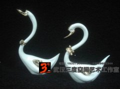 武汉工艺品定制：天鹅