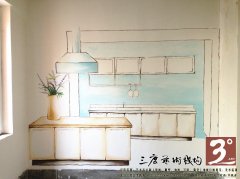 清水样板间厨房效果