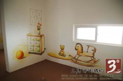 武汉样板间彩绘儿童房效果