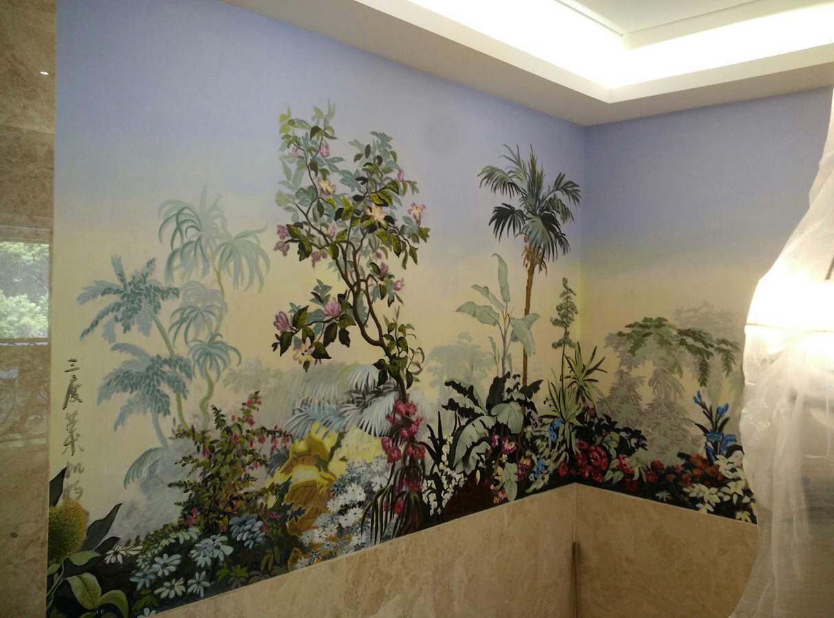 武昌区王府井花园酒店装饰油画定制作品
