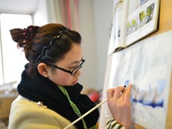 to become artist！ 【 美美手绘墙培训高级班 】 报名有什么要求: 有一定的美术基础即可 培训时间：1个月 招生对象： 各行业美术爱好者 招生范围： 全国 开设课程： 天顶壁画绘制技巧