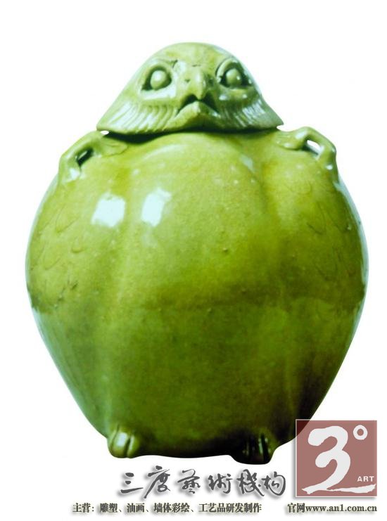 从陶瓷樽中看古人对鹰的想象