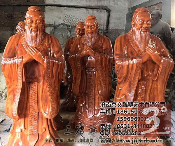 铸铜雕塑、大型铸铜雕塑、济南京文雕塑