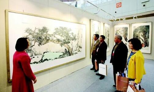 中国画都画廊周启动 500余名艺术家参展