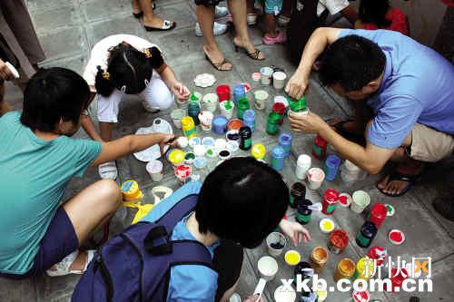 为儿童而准备区庄手绘墙欢迎你来涂鸦