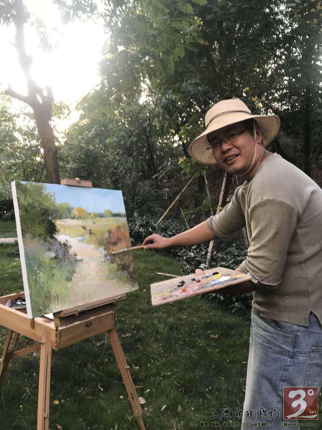 “厚重唯美，淳朴乡情”---顶级风景油画家施祥云