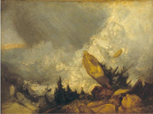 《格里松山的雪崩》，透纳，油画，上海博物馆提供.jpg