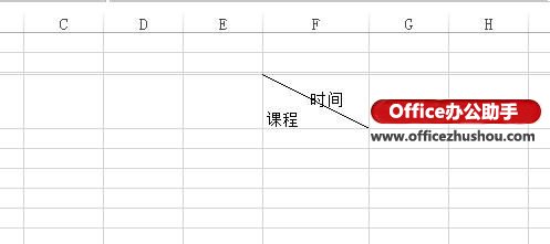 Excel 2013表格中画斜线表头的方法-调整文字的位置