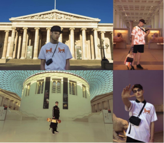 其实画中人眼镜上映射的是19世纪英国动荡社会的影像