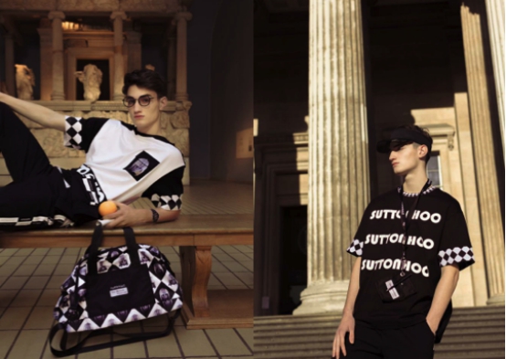 其实画中人眼镜上映射的是19世纪英国动荡社会的影像