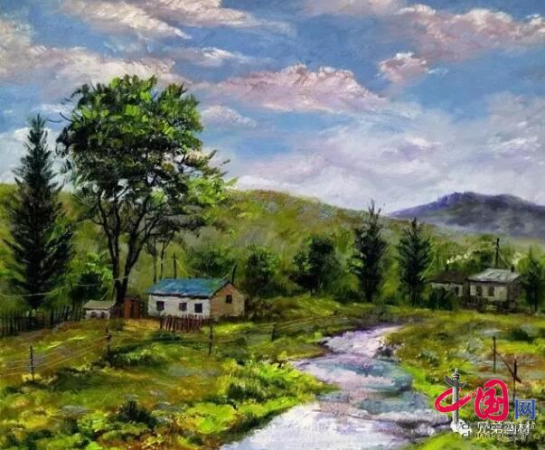  《雨后的江畔晚霞2》 个人简历：于向东