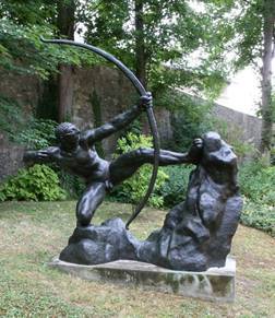  布德尔一生培养了大批优秀的艺术家