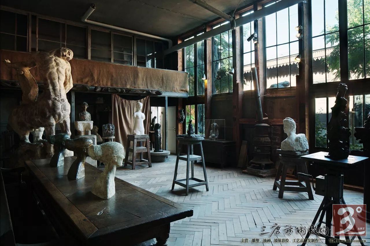  布德尔一生培养了大批优秀的艺术家