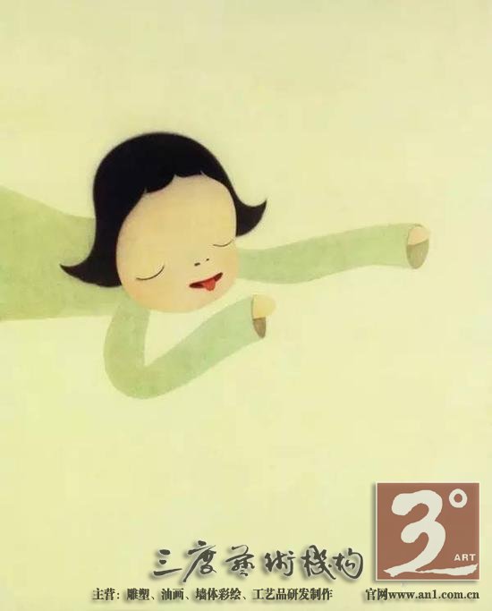奈良美智《贪睡公主》