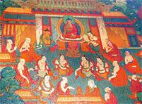 袖口与衣襟的边饰不用红色或橘色