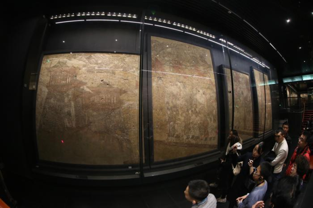 陕历博馆藏唐墓壁画入选《国家宝藏》故宫特展
