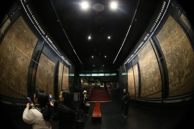 陕历博馆藏唐墓壁画入选《国家宝藏》故宫特展