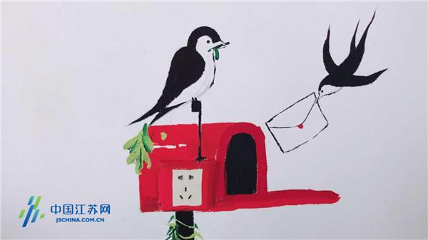 “画”出希望与未来 大学生为贫困中学制作特色墙绘