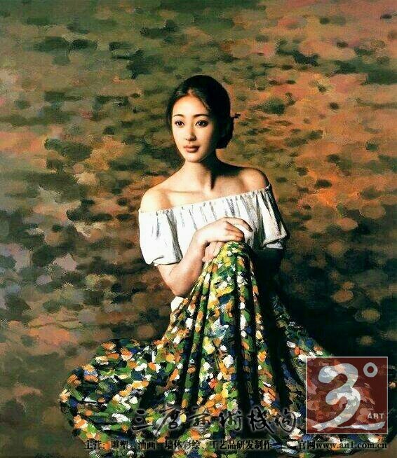 东方女性的美，全在他的笔下一一访著名写实油画家曹雕先生