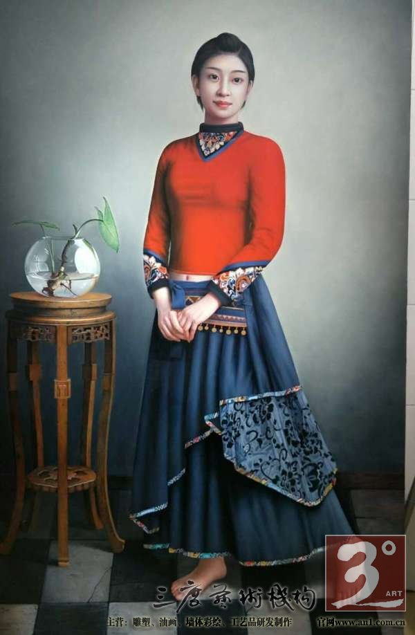 东方女性的美，全在他的笔下一一访著名写实油画家曹雕先生