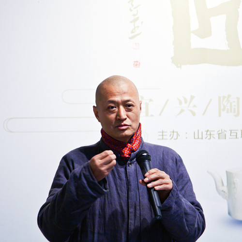 国家级工艺美术师蒋卫兵出席开幕式