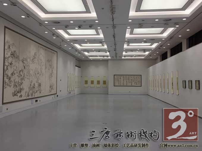 “文心蔚然”文蔚书画展巡回展于浙江展览馆开幕