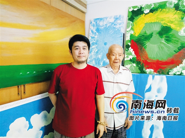 海南周刊|父子画展背后的心灵共振