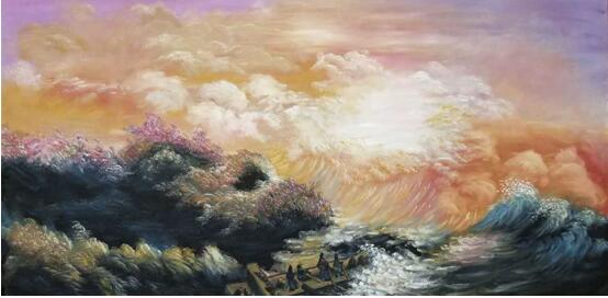 青山绿水美不胜收一一著名油画家张先林先生的作品赏析 青山绿水 美不胜收一一著名油画家张先林先生的作品赏析