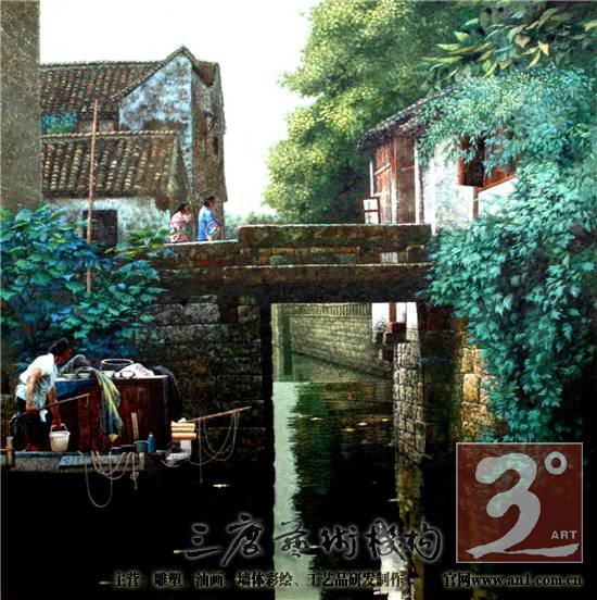 (油画)100x100cm 2006年