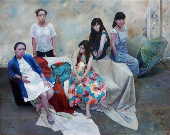 油画人物美术部2013年