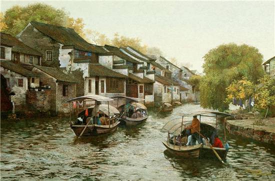 (油画)100x150cm2008年