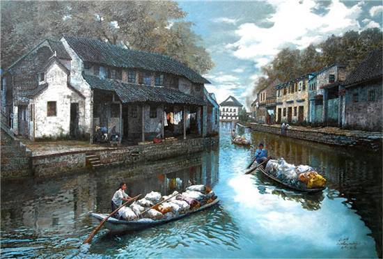 (油画)100x150cm2012年