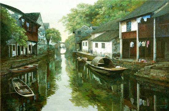 (油画)100x150cm2008年