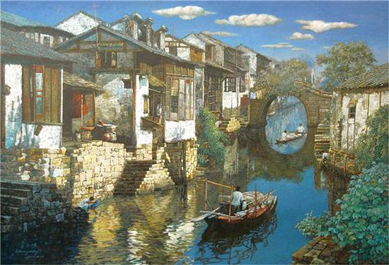 (油画)100x150cm2012年