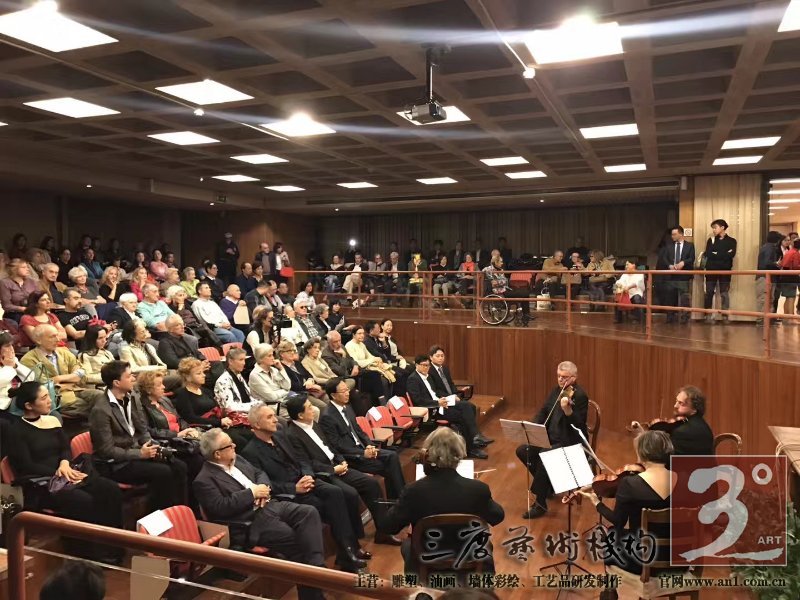 中国著名青年油画家林茂四川风景油画展在佛罗伦萨开幕