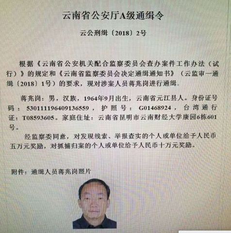 大学校长潜逃被A级通缉，此前多名老下属落马
