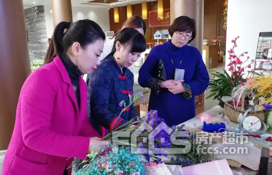 插花展示作品 闲庭雅座