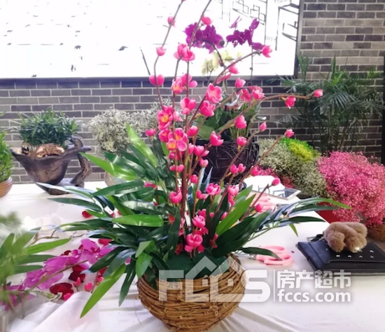 插花展示作品 闲庭雅座