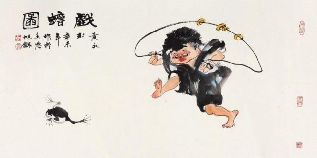画过《阿诗玛》、生肖邮票《猴》和毛主席纪念堂山水画等